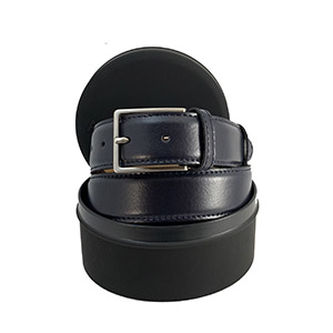 Cintura Classic <br/> 4174 Navy <br/>Genuine Leather